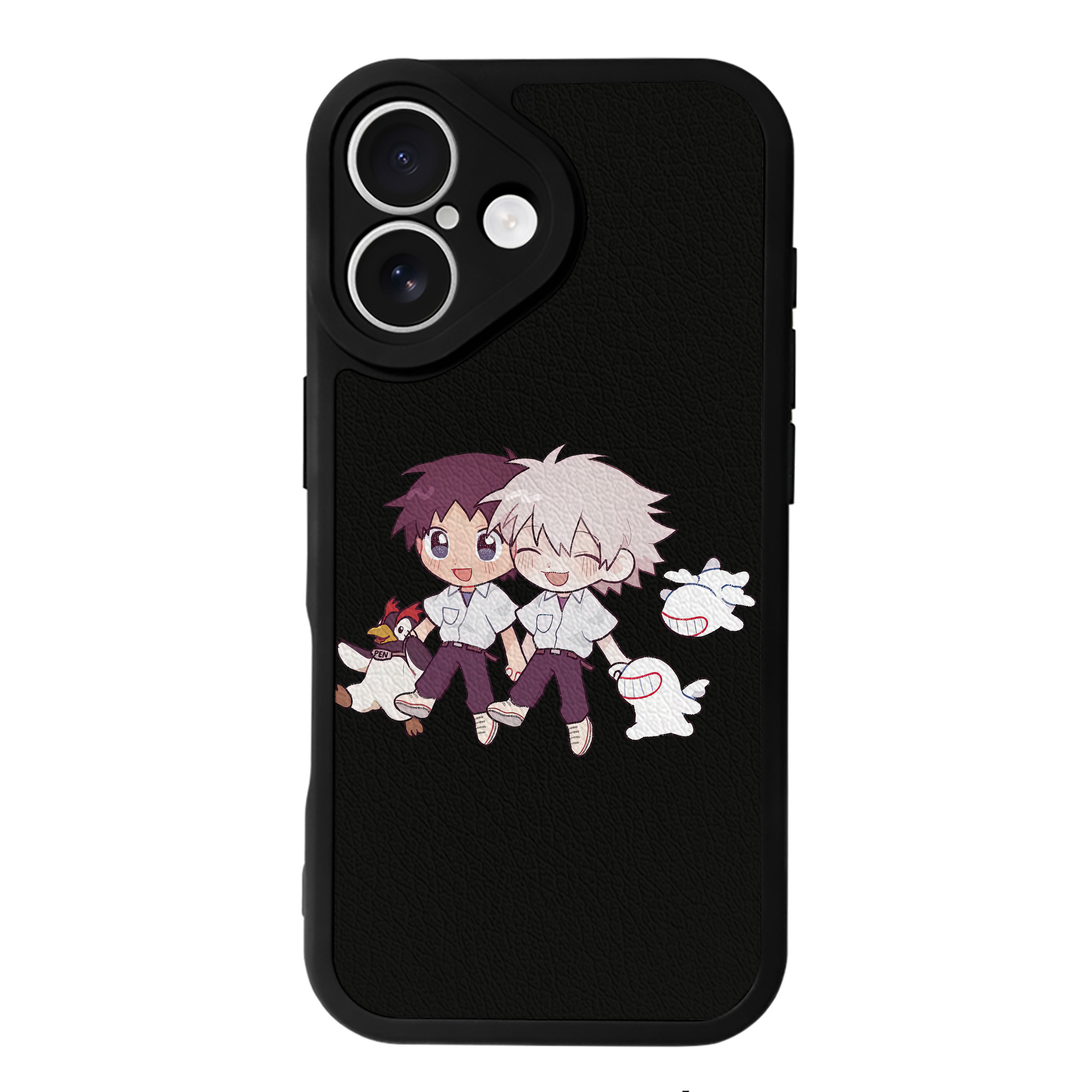 （画像用） EVA 新世紀エヴァンゲリオン 【iPhone 16シリーズ対応】シリコンスマホケース（レザー調） 材質：シリコン